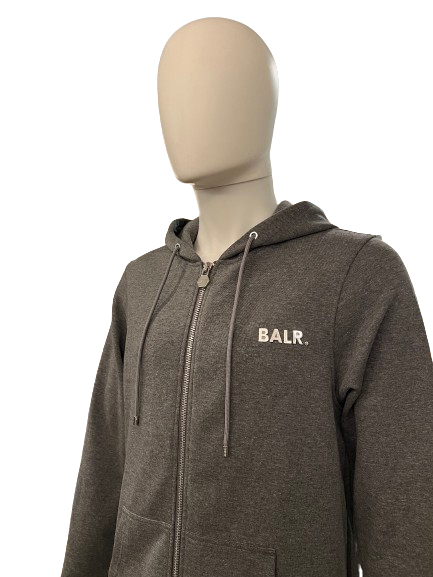 トップス BALR. REGULAR FIT ZIP THROUGH HOODIE BALR. ボーラー ジップアップパーカ Q-SERIES REGULAR FIT ZIP