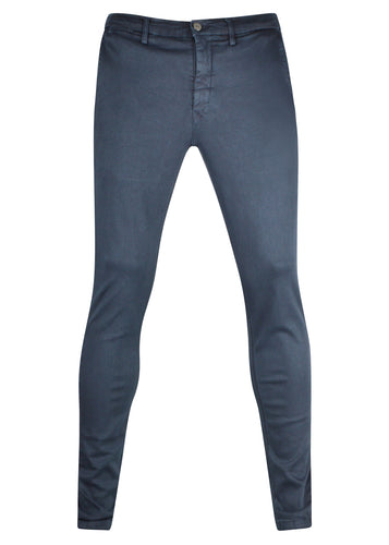 Replay - SLIM FIT ZEUMAR HYPERCHINO COLOUR JEANS Stretch Cotton - 100071 - Navy