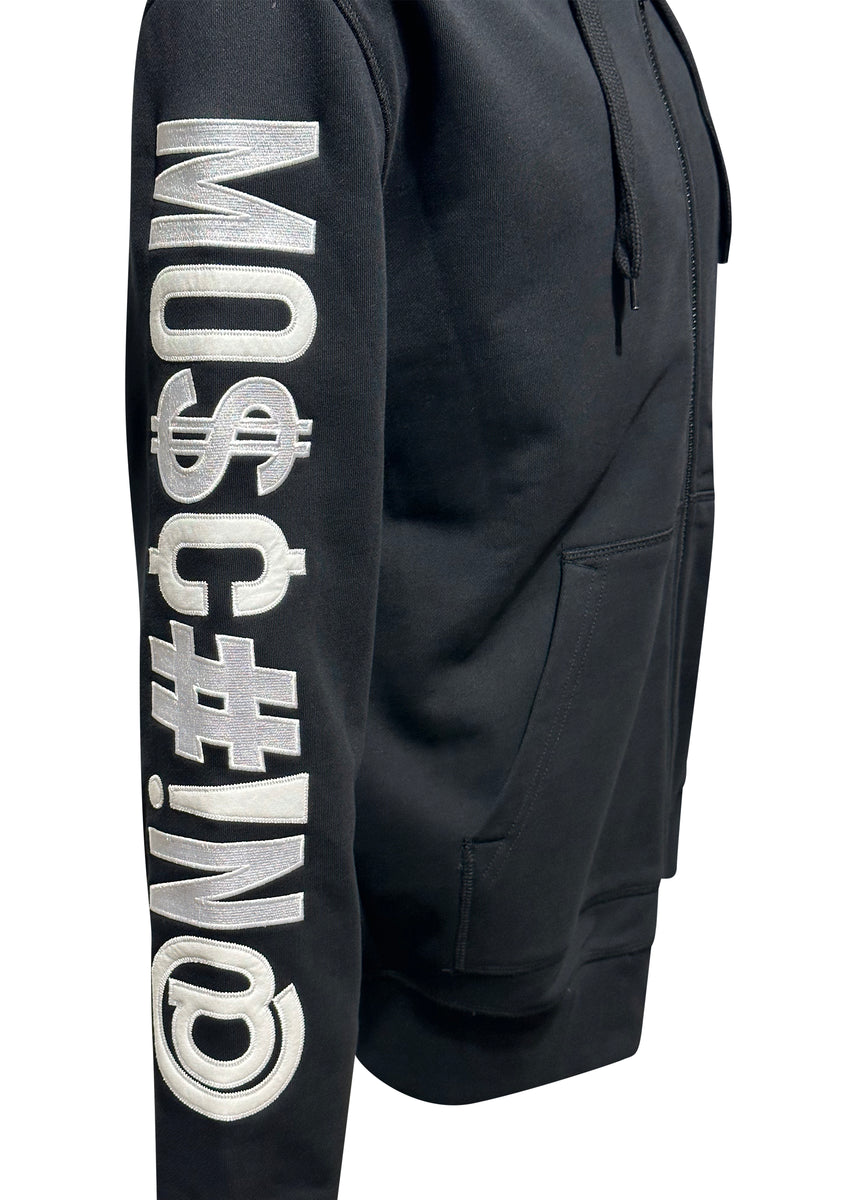 Moschino Couture - Zip Thru Moschino Hashtag Hooded Jacket