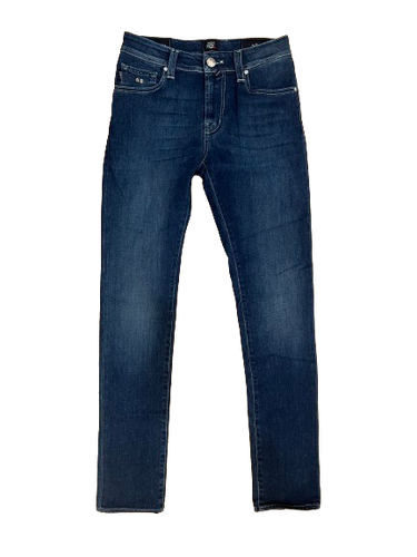 Tramarossa - Leonardo Zip Jeans - 500533 - Lime Stitch