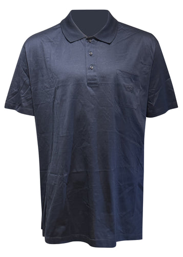 Paul & ~Shark - Pima Cotton Pocket Logo Polo Shirt - 099325 - Navy