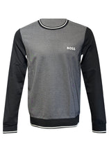 Boss - Oxford Mix Crewneck Sweatshirt - 400435 - Black