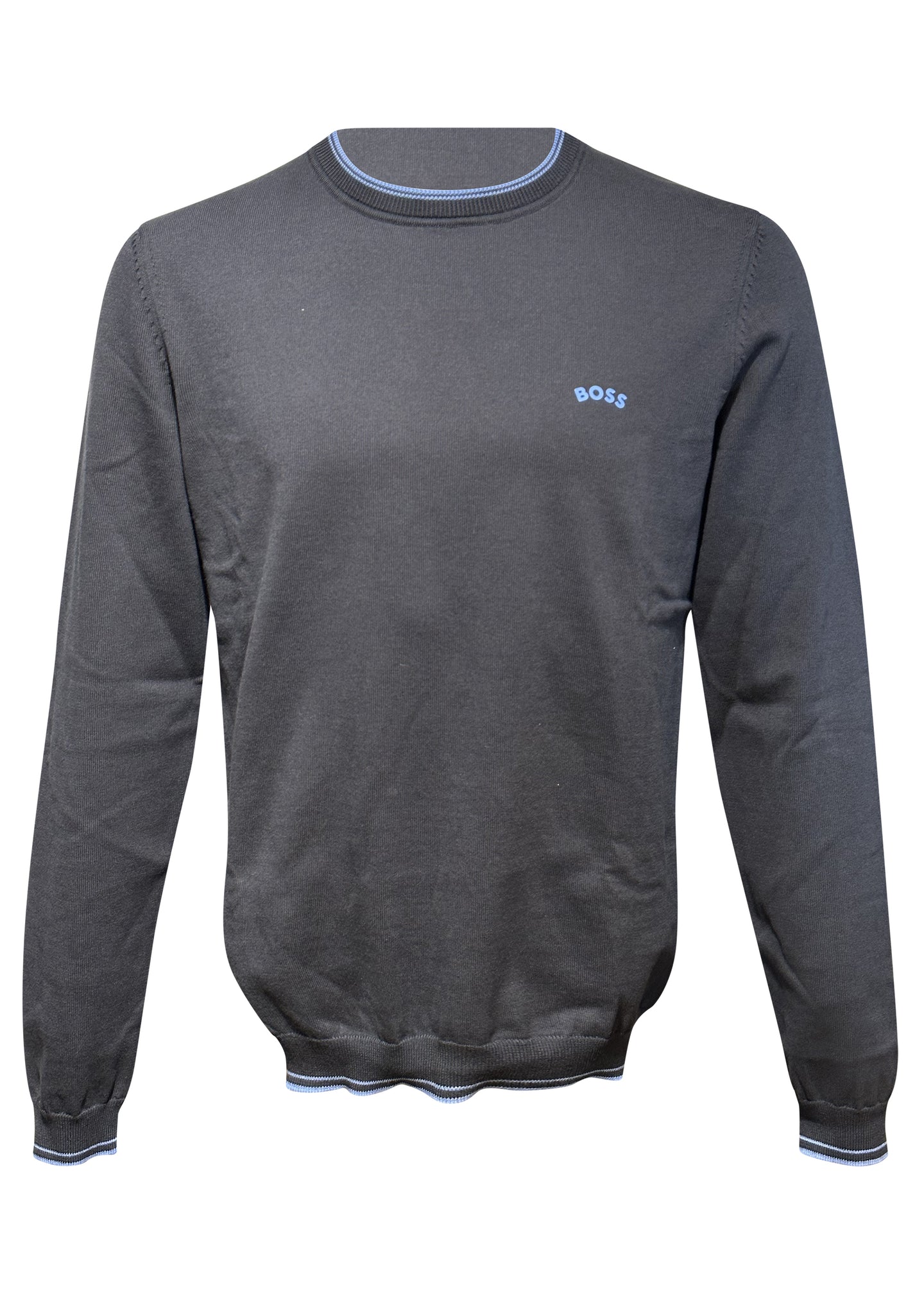 Boss - Classic Crewneck Small Logo Knit - 400109 - Navy Sky