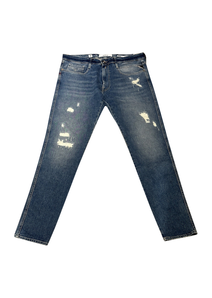 Replay - Rip And Repair 10 Years 234 Jeans - 300460 - Denim – Richmond ...