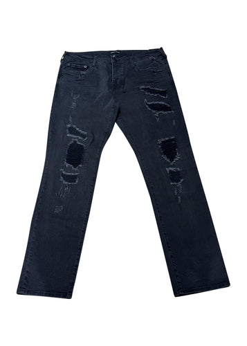 True Religion - Rocco Biker Rips Jeans - 200393 - Black