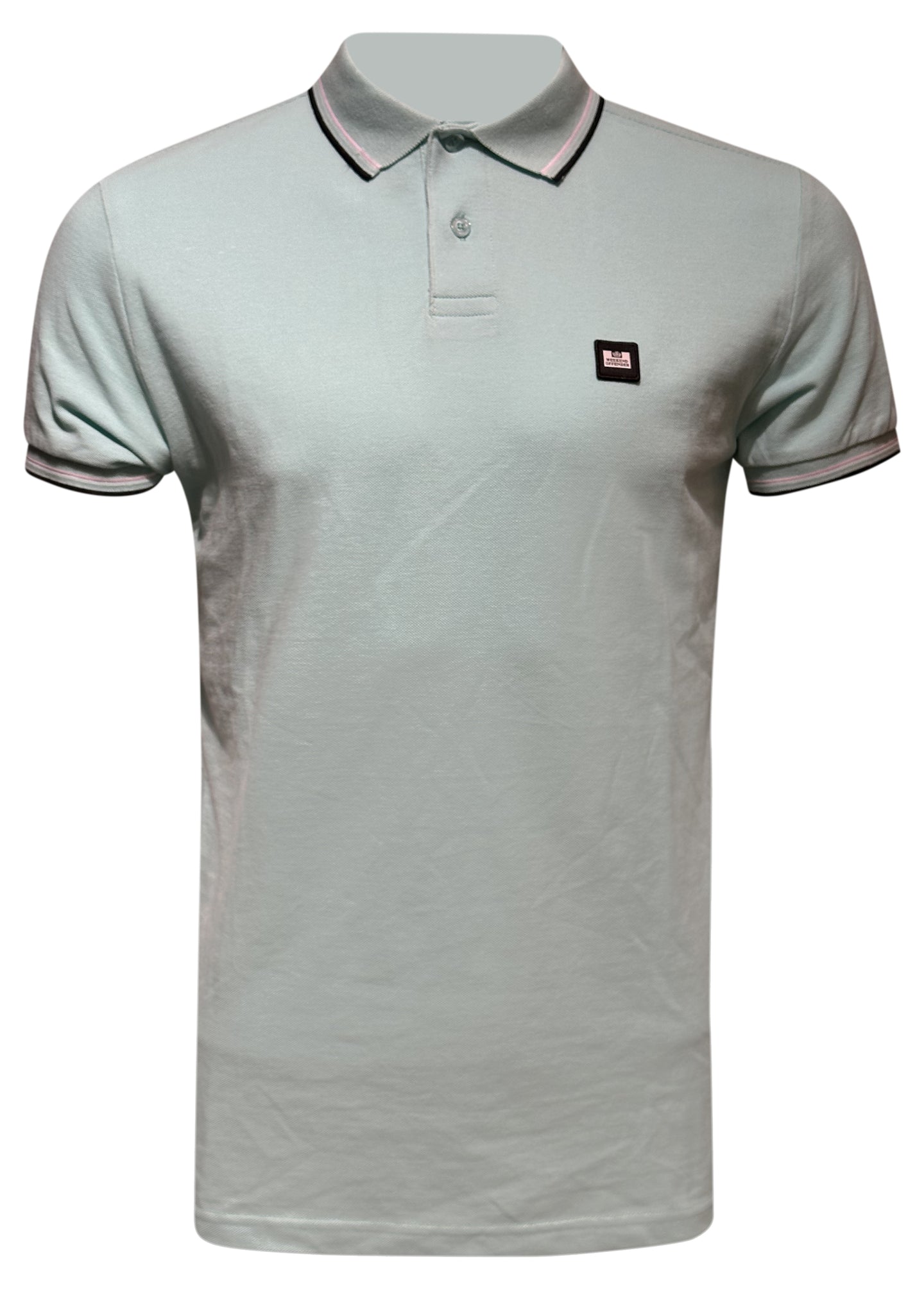 Weekend Offender - Temple City Tipping Polo Shirt - 300391 - Aqua