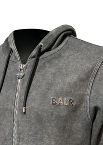 Balr - Q-Series Zip Thru Hooded Sweatshirt - 300238 - Grey