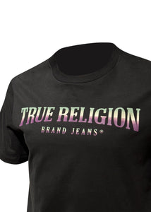 True Religion - Faded Logo T-Shirt - 300432 - Black