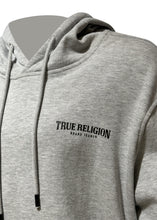 True Religion - Small Logo Hooded Sweatshirt - 200356 - Grey