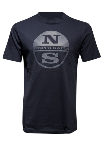 North Sails - Big North Sails Front Logo T-Shirt - 400330 - Navy