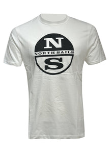 North Sails - Big North Sails Front Logo T-Shirt - 400330 - White