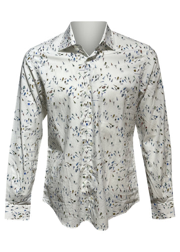 Poggianti - Sewing Pattern Long Sleeves Shirt - 099482 - White