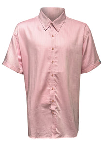 Claudio Lugli - Oxford Watch Face Shirt Sleeves Shirt - 300183 - Pink