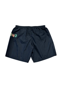 Moschino - Neon Moschino Logo Swim Shorts - 200053 - Black