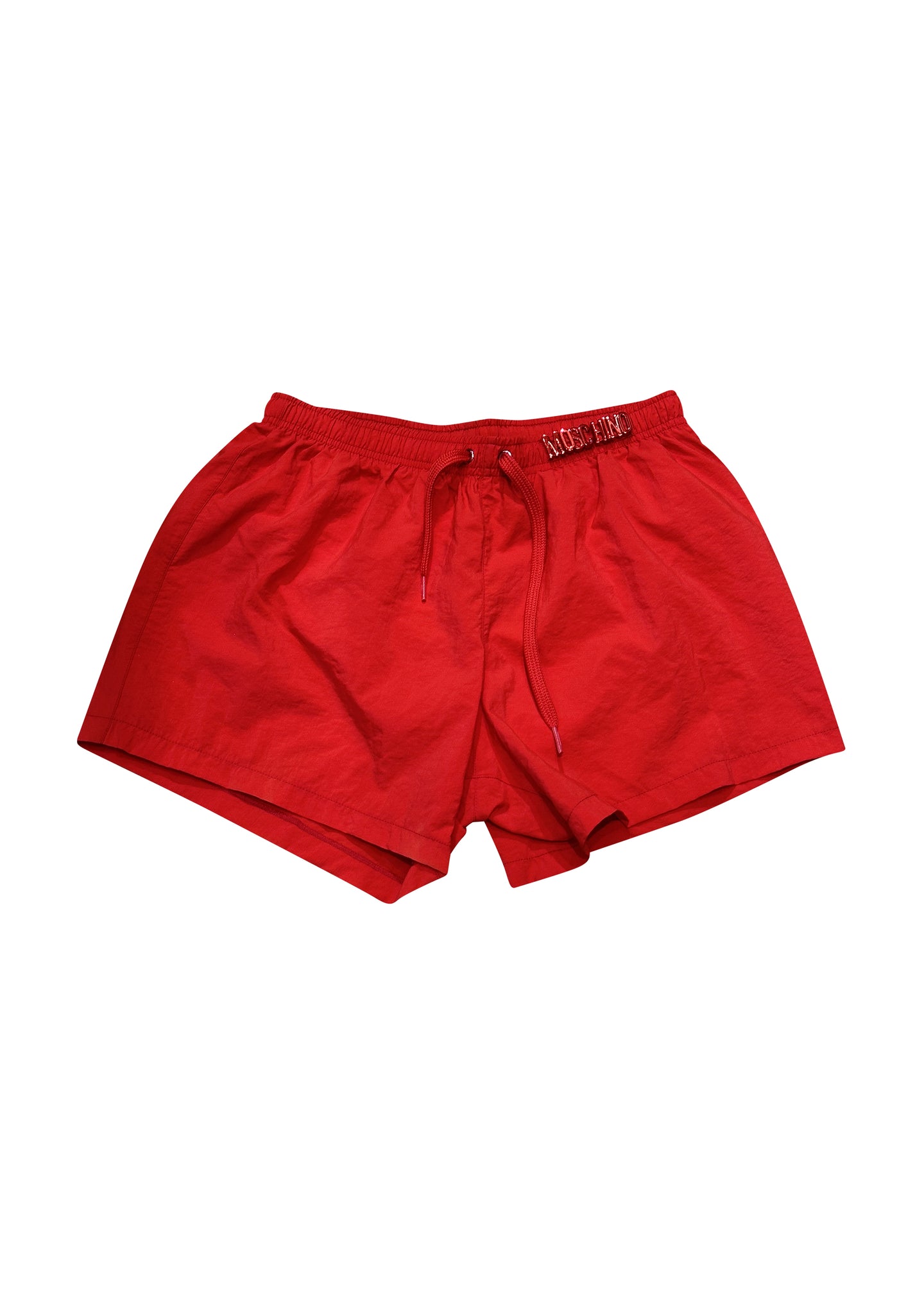 Moschino - Tonal Logo Letters Swim Shorts - 095271 - Red