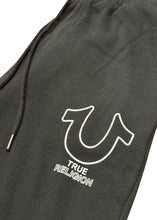 True Religion - Outline Horseshoe Logo Shorts - 200555 - Black