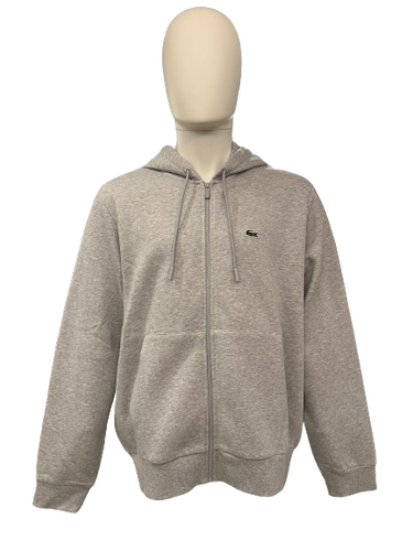 Lacoste - Zip through Hood - 600235 - Silver