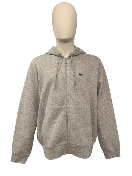 Lacoste - Zip through Hood - 600235 - Silver