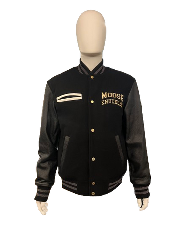 Moose Knuckles - Varsity Bomber Jacket - 600108 - Black