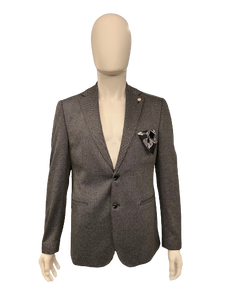 Guide London - Herring Bone Blazer - 400347 - Black/White