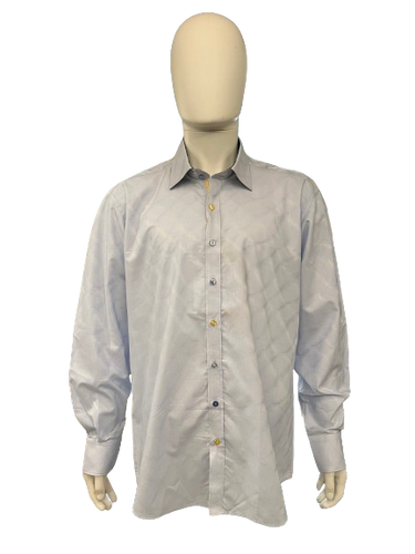 Claudio Lugli - Tonal Weave Shirt - 600401 - Sky