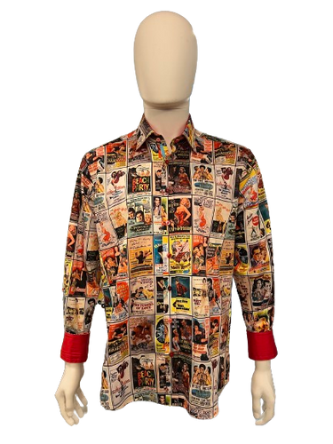 Claudio Lugli - Vintage Posers Shirt - 600361 - Multi Print