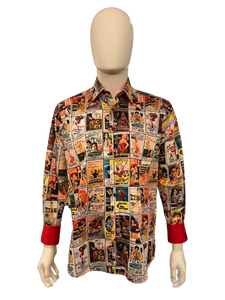 Claudio Lugli - Vintage Posers Shirt - 600361 - Multi Print