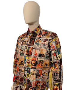 Claudio Lugli - Vintage Posers Shirt - 600361 - Multi Print