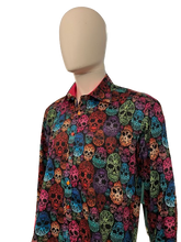Claudio Lugli - Skulls Neon Shirt - 600101 - Purple