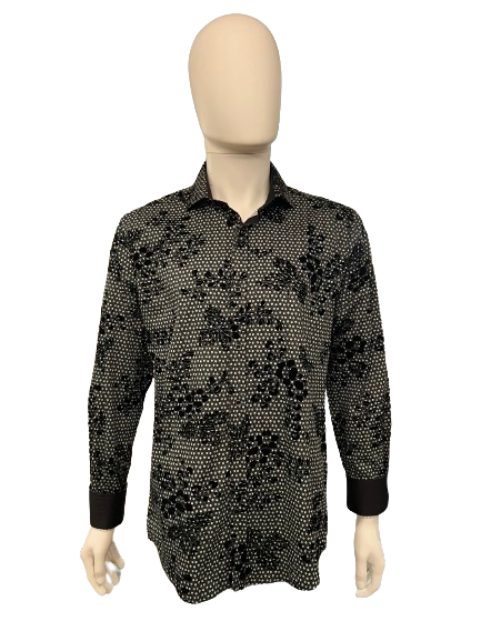 Guide London - Rose Dots Shirt - 600302 - Black Olive