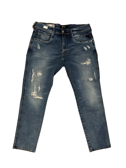 Replay - Rip Repair Anbass Jeans - 500195 - Denim