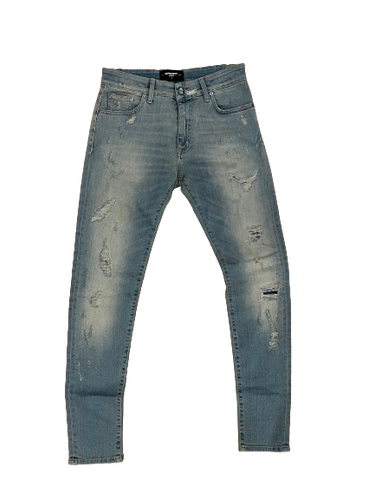 Represent - Rip Up Skinny Jeans - 098130 - Light Wash