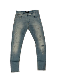 Represent - Rip Up Skinny Jeans - 098130 - Light Wash