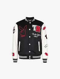 True Religion - Playboy Varsity Jacket - 600418 - Black