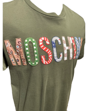 Moschino Couture - Round Neck Moschino Patchwork T-Shirt - Khaki