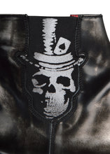 Jeffrey  West -Chelsea Boot Skull Top Hat  Detail Side Gusset - 100291 - Silver Grey