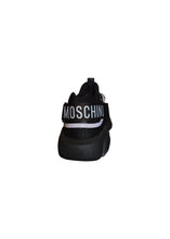 Moschino Couture - Teddy Bear Sole 3M Mesh Runner Strap Logo Detail - 400303 - Black Lilac