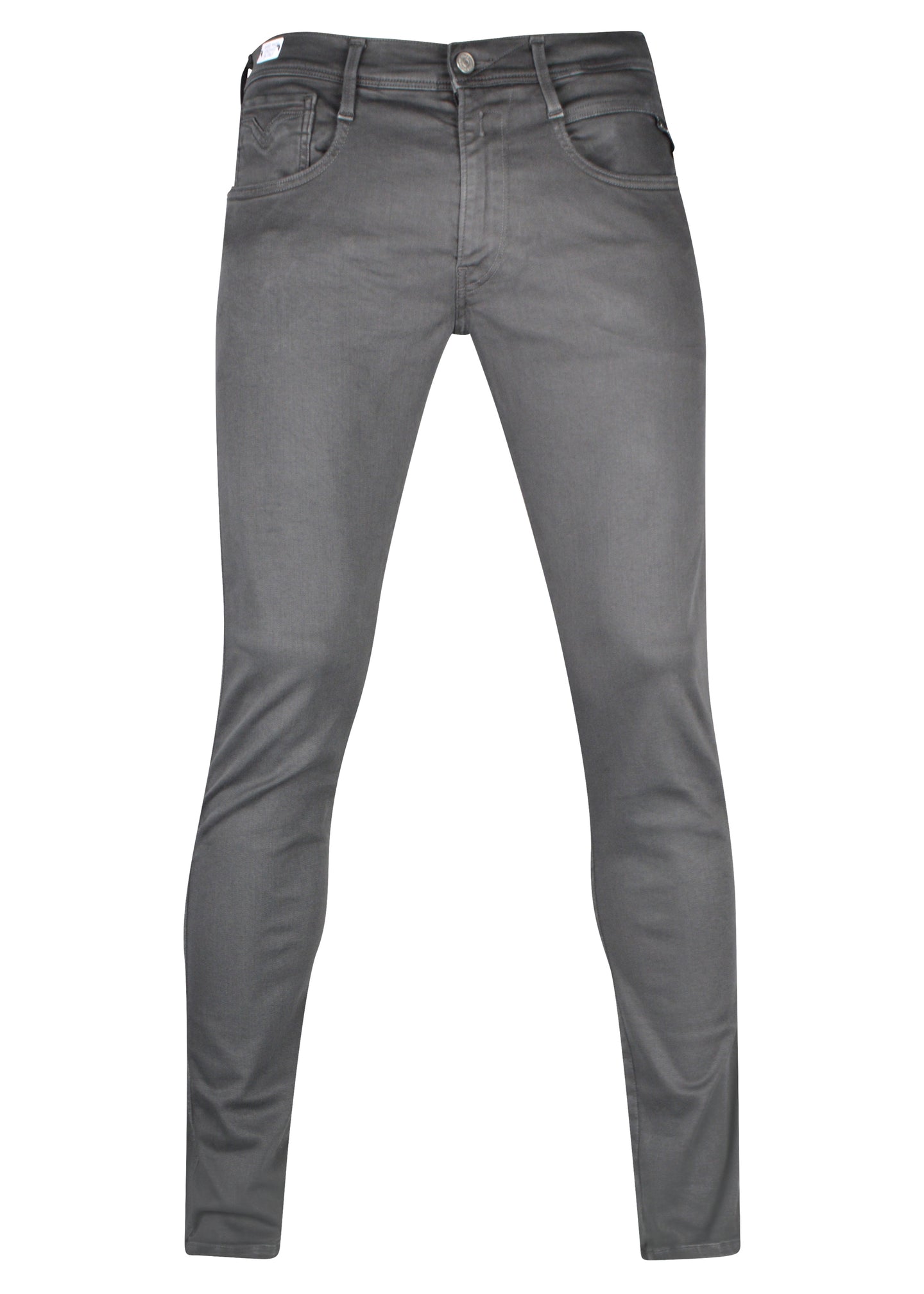 Replay - SLIM FIT HYPERFLEX ANBASS JEANS 5 Pocket - 100032 - Charcoal