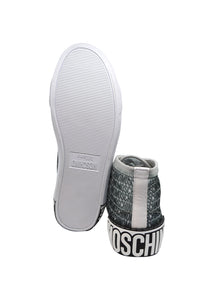 Moschino - Multi Printed Mid Top Heel Logo Shoe - 200308 - Multiprint