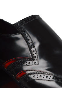 Jeffery West - Slip On Brogue - 100292 - Black