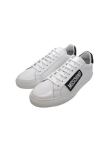 Moschino - Classic Low Top Side Moschino Tab Tennis Shoe - 200306 - White