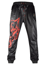 Philipp Plein - Philipp Plein Sport Tiger Print On Leg Leather Joggers - 093730 - Black