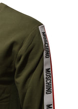 Moschino - Crewneck Tape Sleeve Detail Sweatshirt - 200512 - Khaki