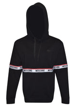 Moschino - Overhead Hoodie Iconic Moschino Tape Detail On Chest - 400120 - Black