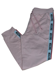 Moschino - Tape Leg Detail Cuffed Bottom Joggers - 400123 - Pink