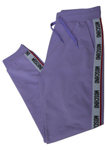 Moschino - Tape Leg Detail Cuffed Bottom Joggers - 400123 - Lilac