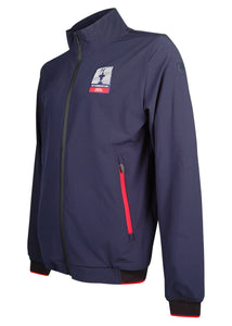 Prada X North Sails - Exclusive 36th America's Cup Collection Zip Through Carbon Detail Jacket - 099535 - Navy Red