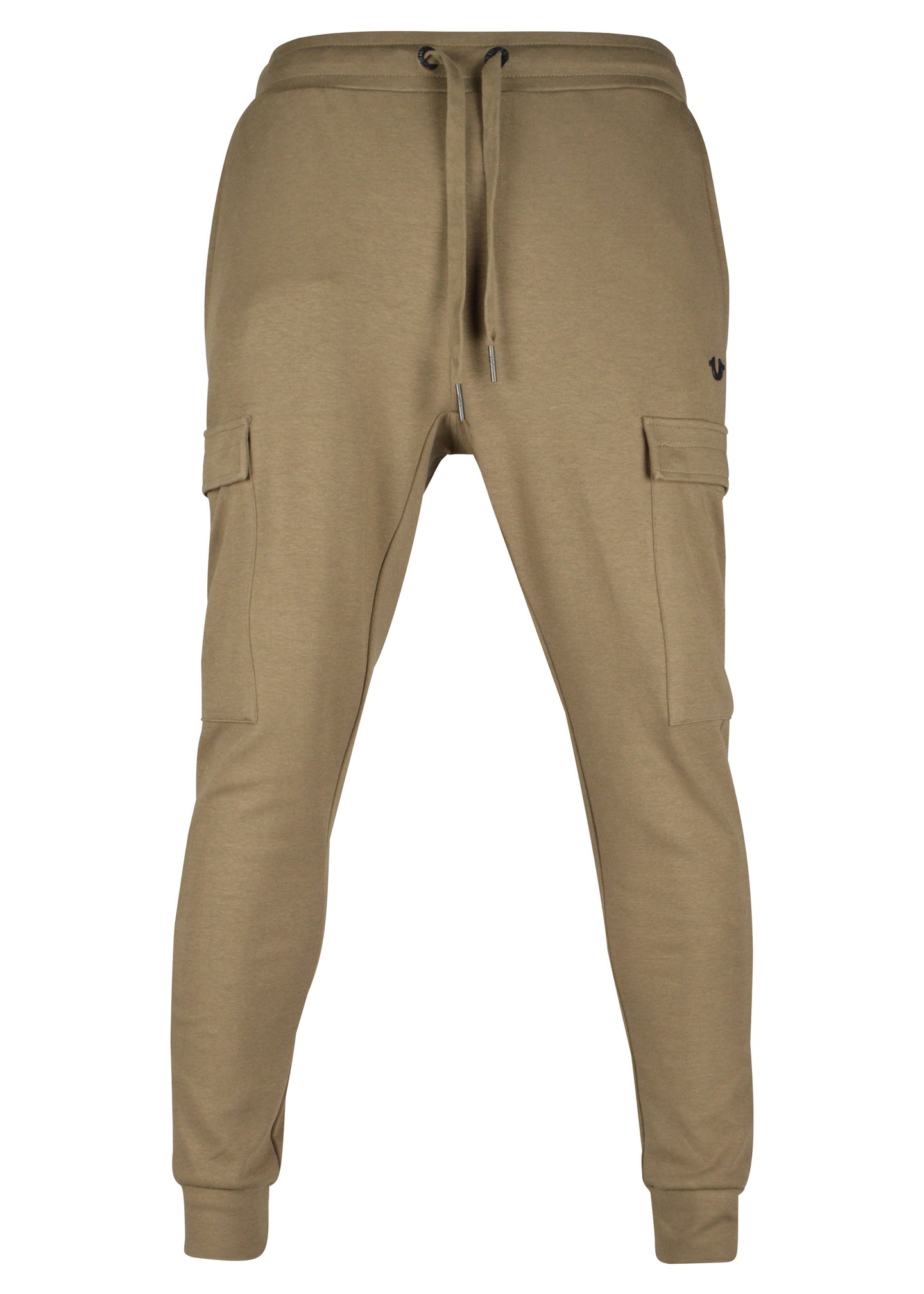 True Religion - Small Metal Logo Cargo Joggers - 100041 - Khaki