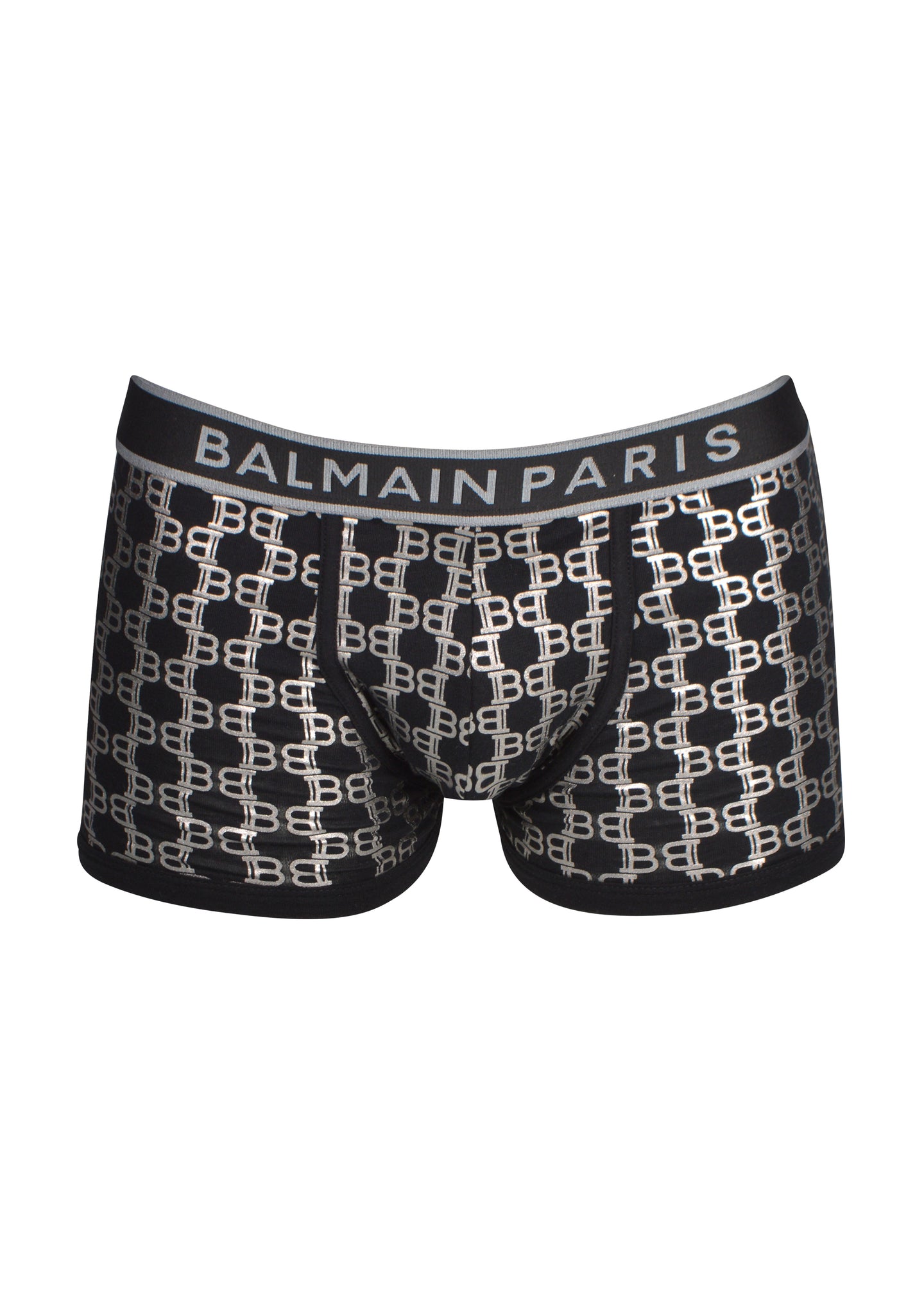 Balmain - All Over Monogram Bs Boxer - 099029 - BRLC65040 - Black Silver