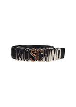 Moschino - Iconic Logo Heavy Buckle - 100140 - Black Silver